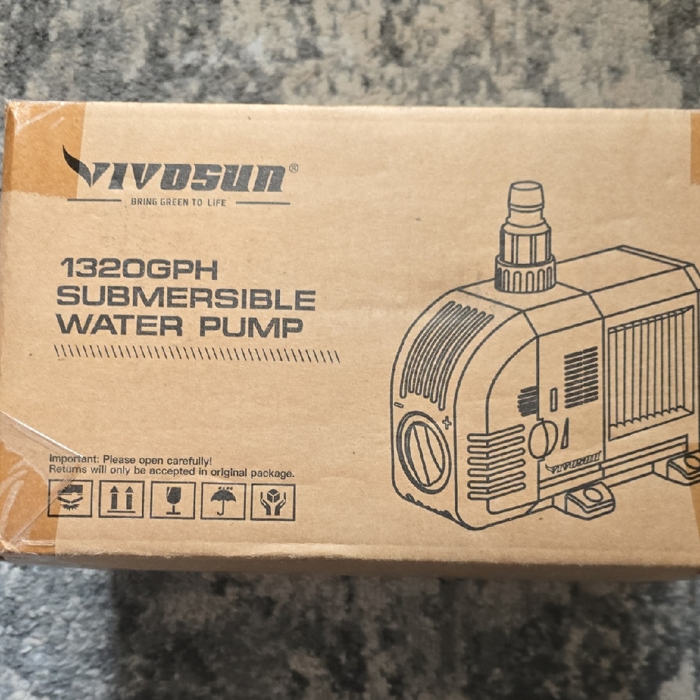 Vivo Black Submersible Water Pump